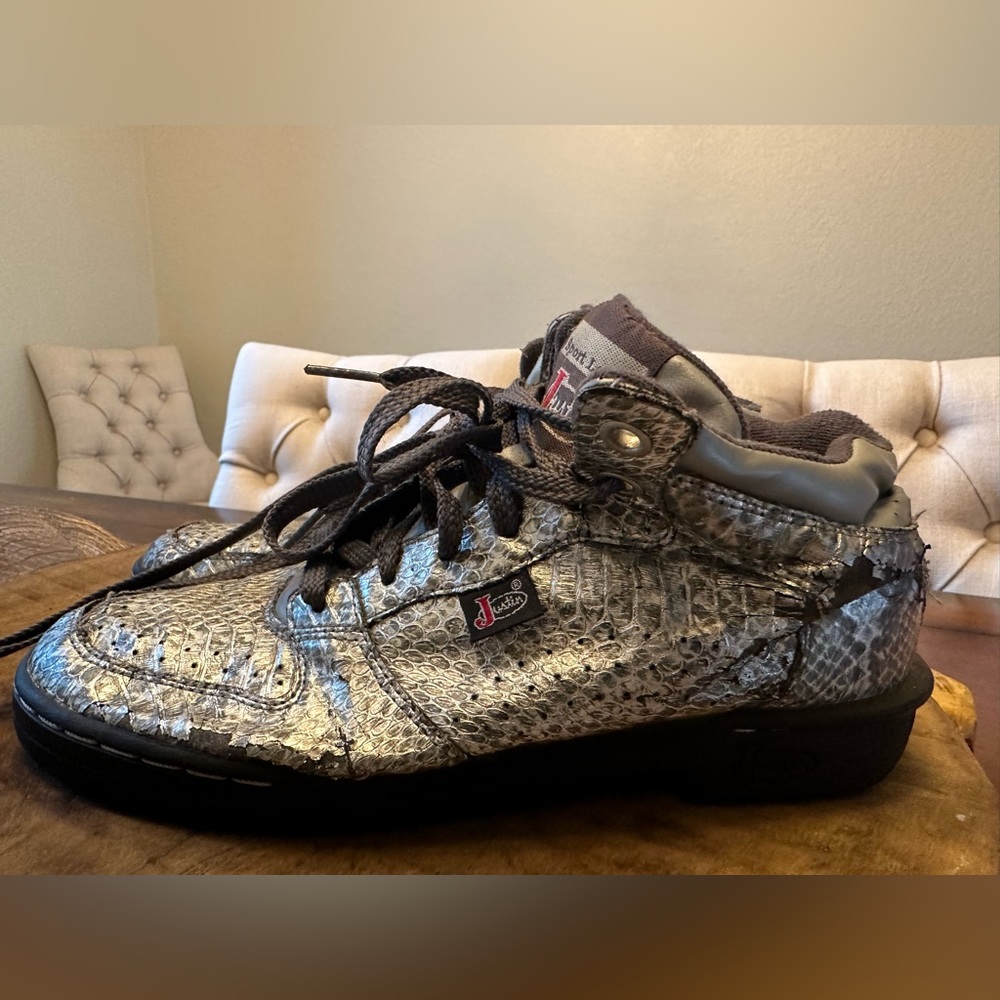 Vintage RARE 90s Justin Sport Lace-R Boots